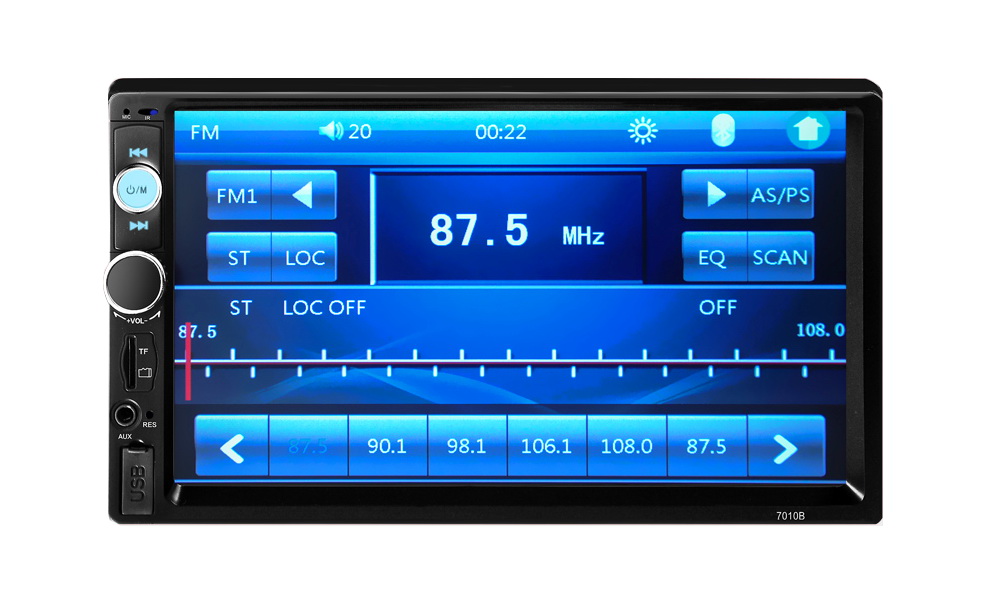 RADIO 2DIN EKRAN 7 USB SAMOCHODOWE SD MP3 BT Szerokość produktu 18 cm